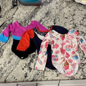 3 Pack Gymnastics Leotards